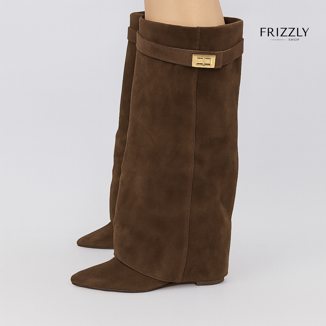 KIM™ — METAL BUCKLE KNEE-HIGH BOOTS