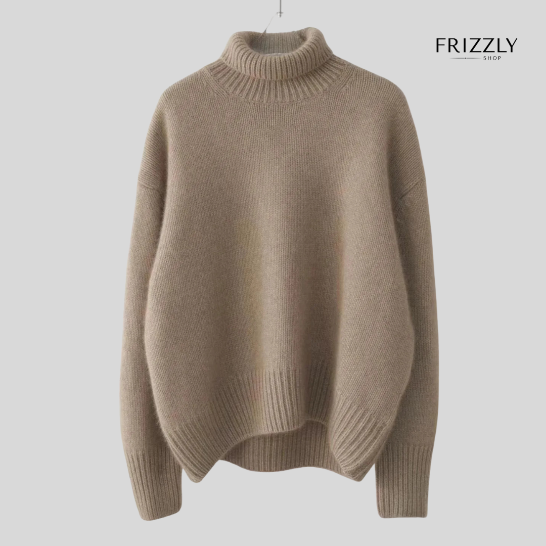 NICOLETTA™ - PULLOVER A COLLO ALTO IN CASHMERE