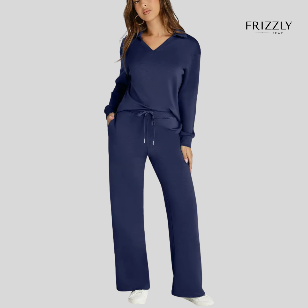 MARINA™ - COMPLETO 2 PEZZI FELPA E PANTALONI A GAMBA LARGA