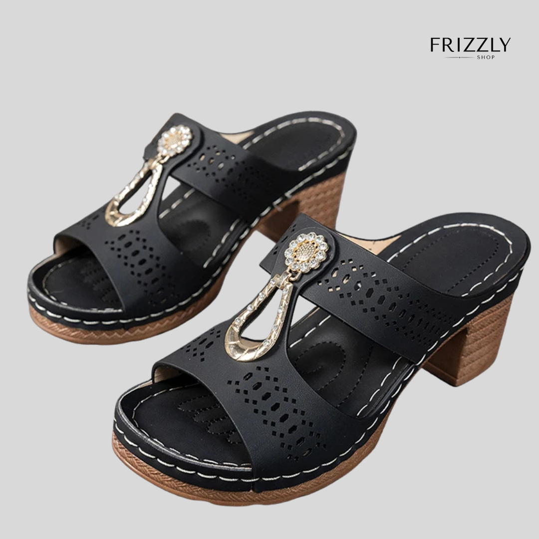 ELIANA™ - SANDALO ORTOPEDICO CON TACCO