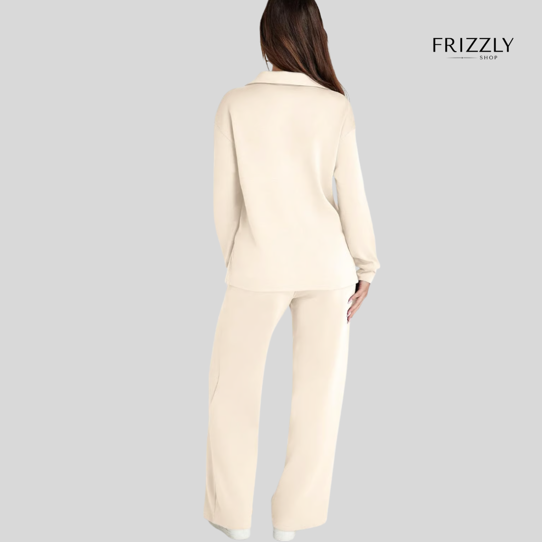 MARINA™ - COMPLETO 2 PEZZI FELPA E PANTALONI A GAMBA LARGA