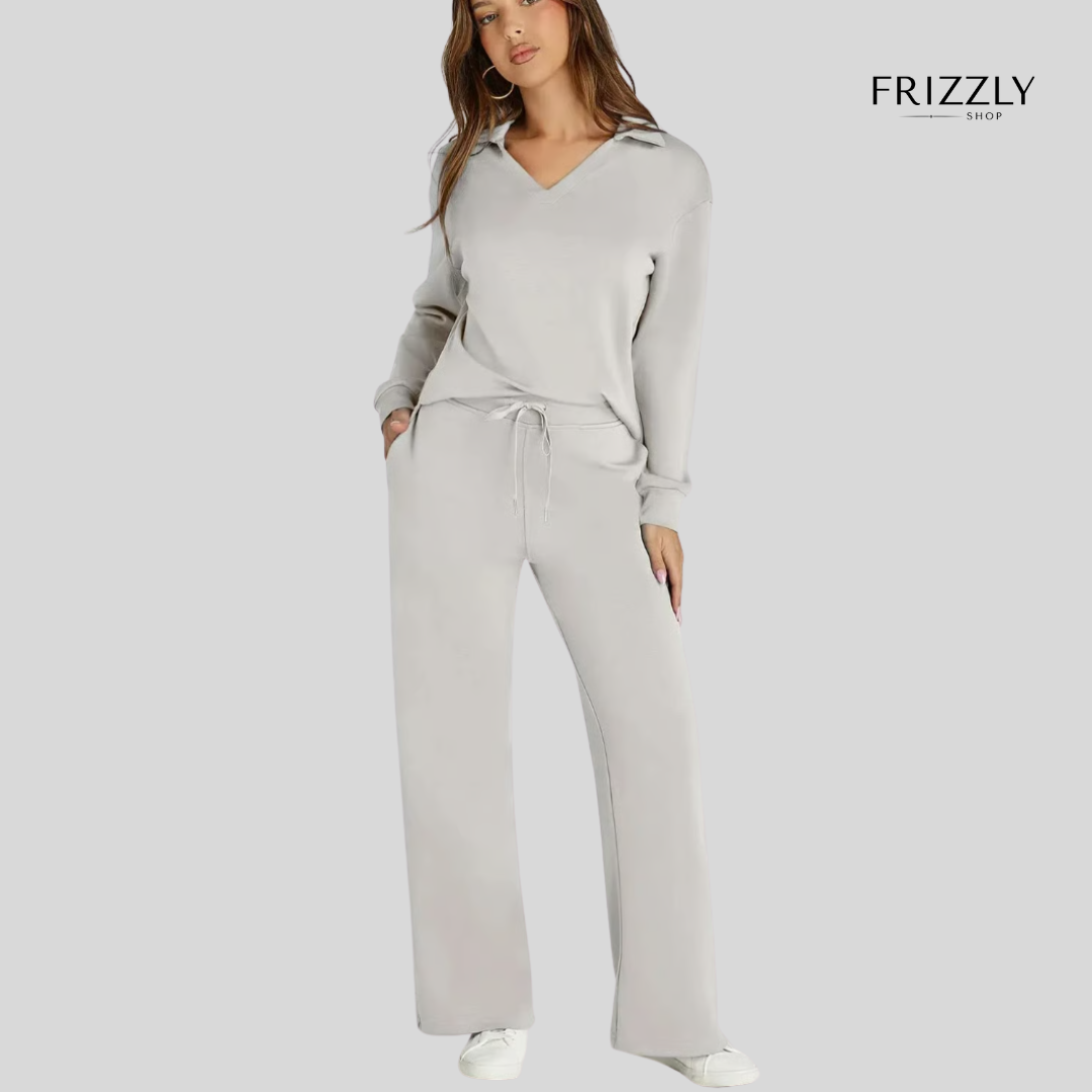 MARINA™ - COMPLETO 2 PEZZI FELPA E PANTALONI A GAMBA LARGA