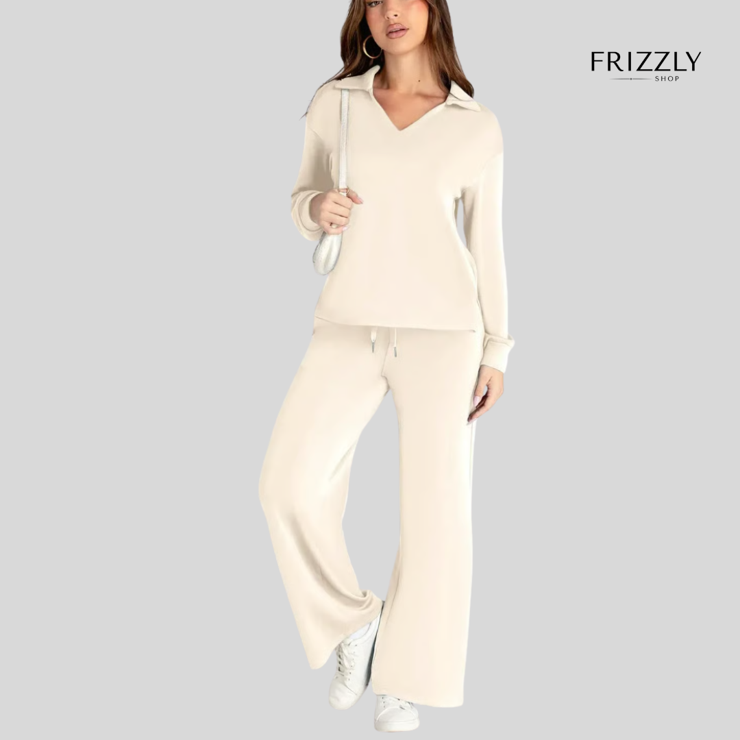 MARINA™ - COMPLETO 2 PEZZI FELPA E PANTALONI A GAMBA LARGA