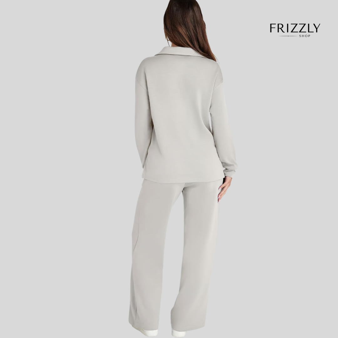 MARINA™ - COMPLETO 2 PEZZI FELPA E PANTALONI A GAMBA LARGA