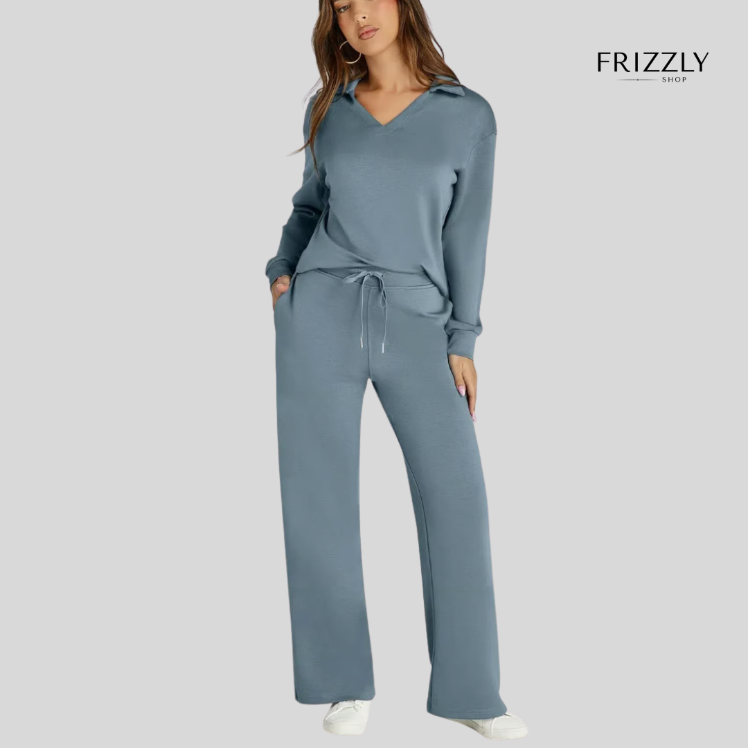 MARINA™ - COMPLETO 2 PEZZI FELPA E PANTALONI A GAMBA LARGA