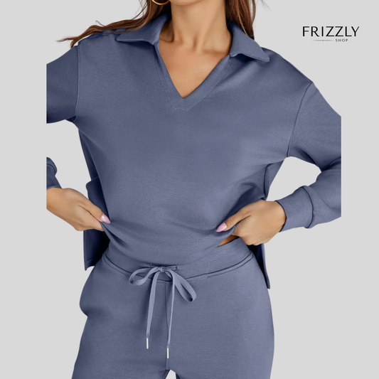 MARINA™ - COMPLETO 2 PEZZI FELPA E PANTALONI A GAMBA LARGA