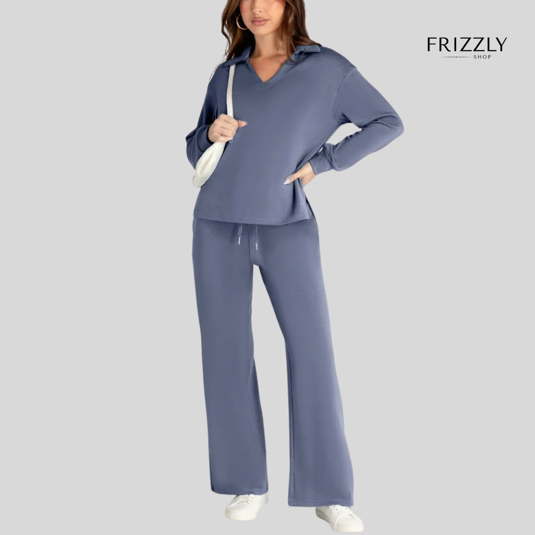MARINA™ - COMPLETO 2 PEZZI FELPA E PANTALONI A GAMBA LARGA