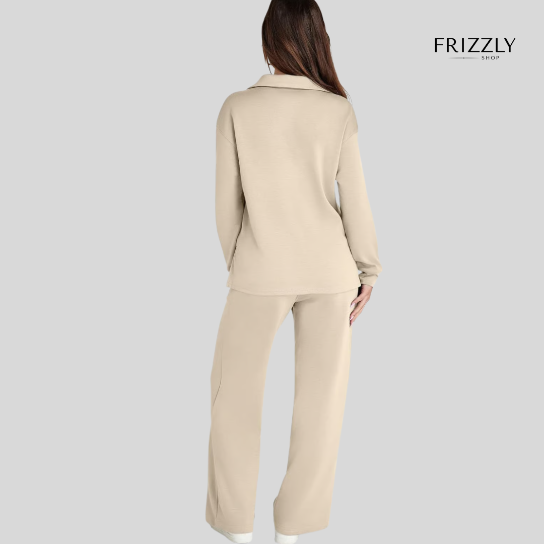 MARINA™ - COMPLETO 2 PEZZI FELPA E PANTALONI A GAMBA LARGA