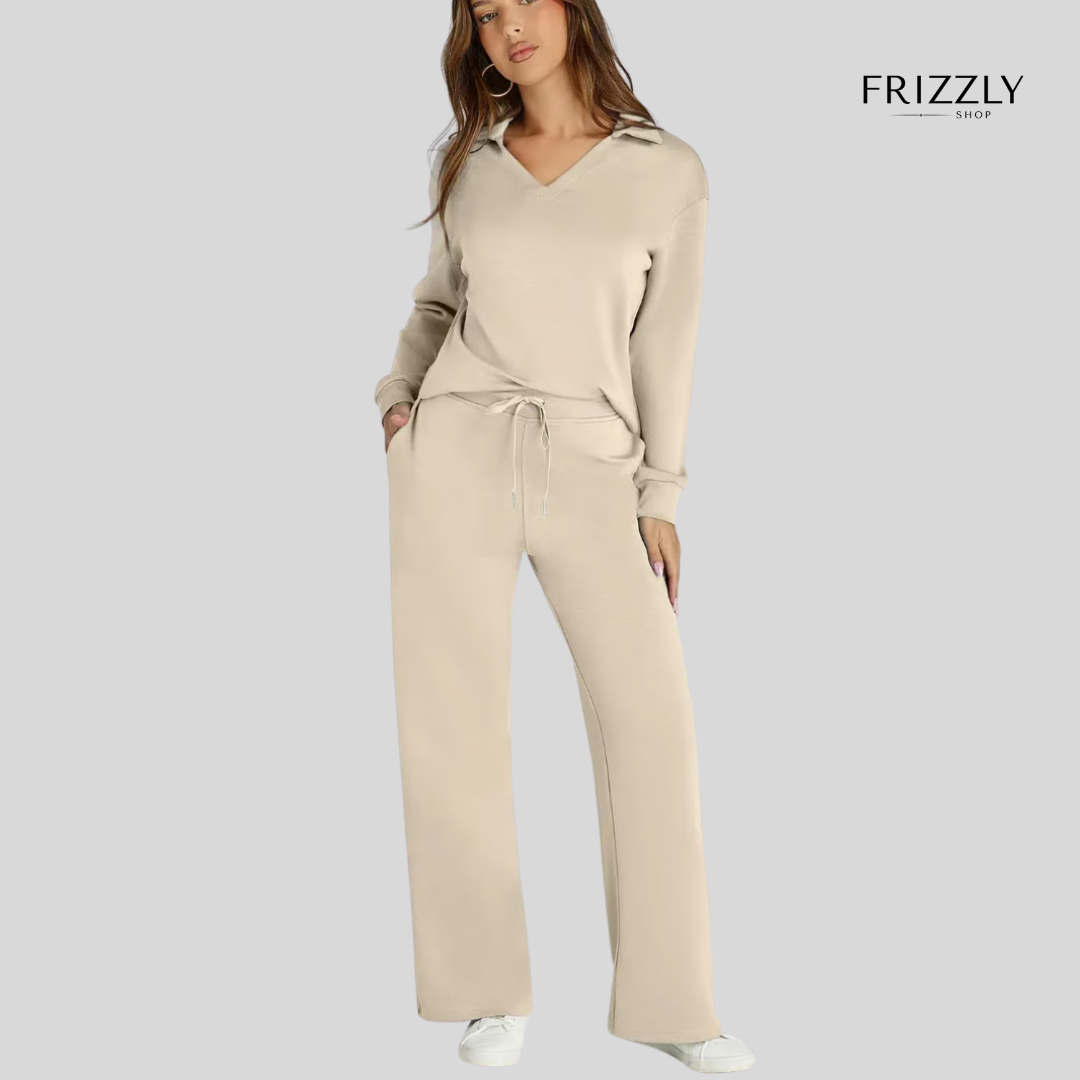 MARINA™ - COMPLETO 2 PEZZI FELPA E PANTALONI A GAMBA LARGA