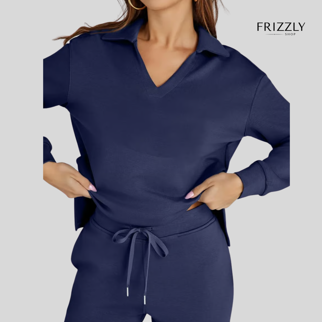 MARINA™ - COMPLETO 2 PEZZI FELPA E PANTALONI A GAMBA LARGA