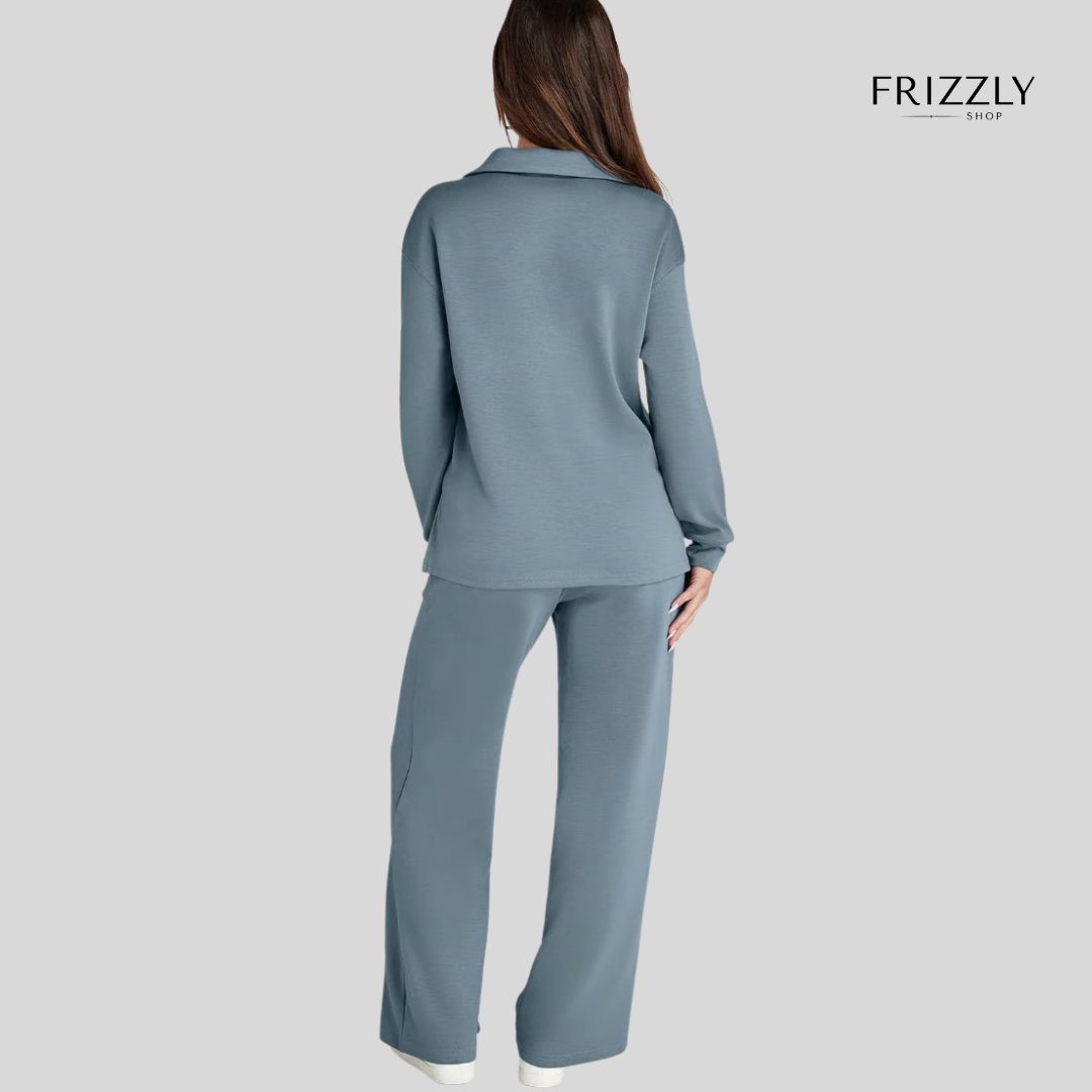 MARINA™ - COMPLETO 2 PEZZI FELPA E PANTALONI A GAMBA LARGA