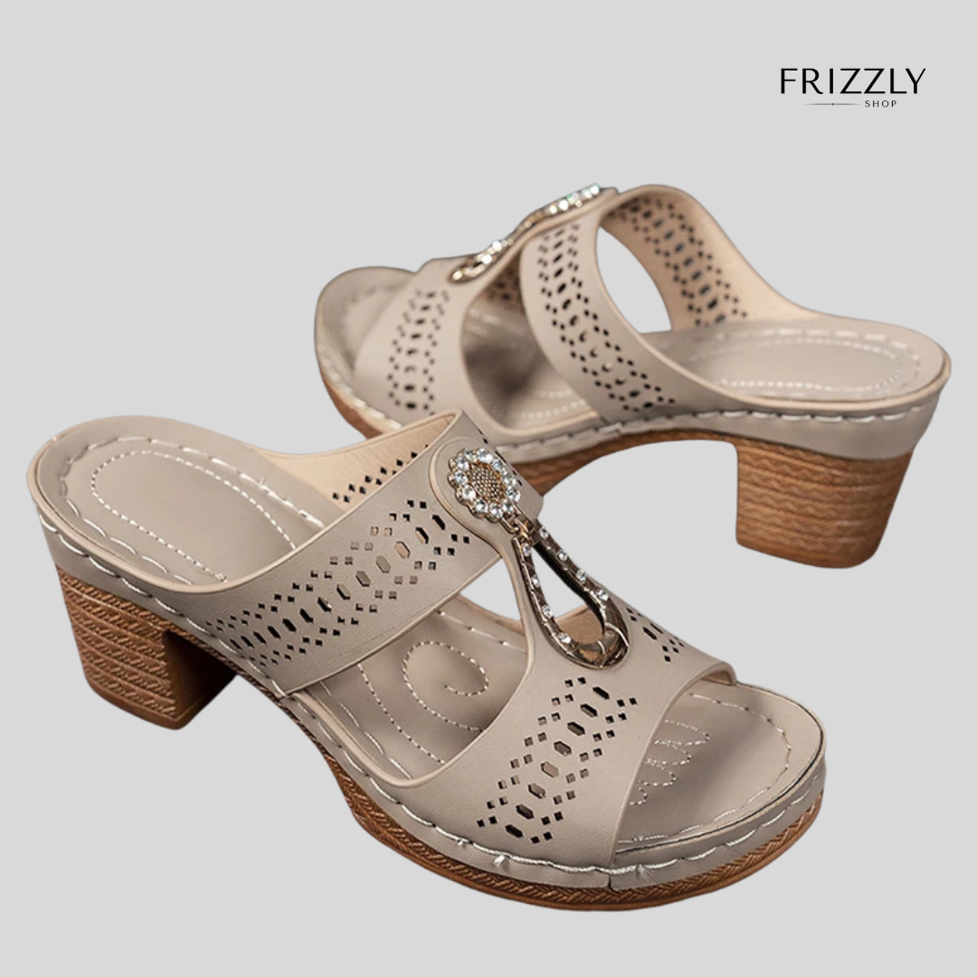 ELIANA™ - SANDALO ORTOPEDICO CON TACCO