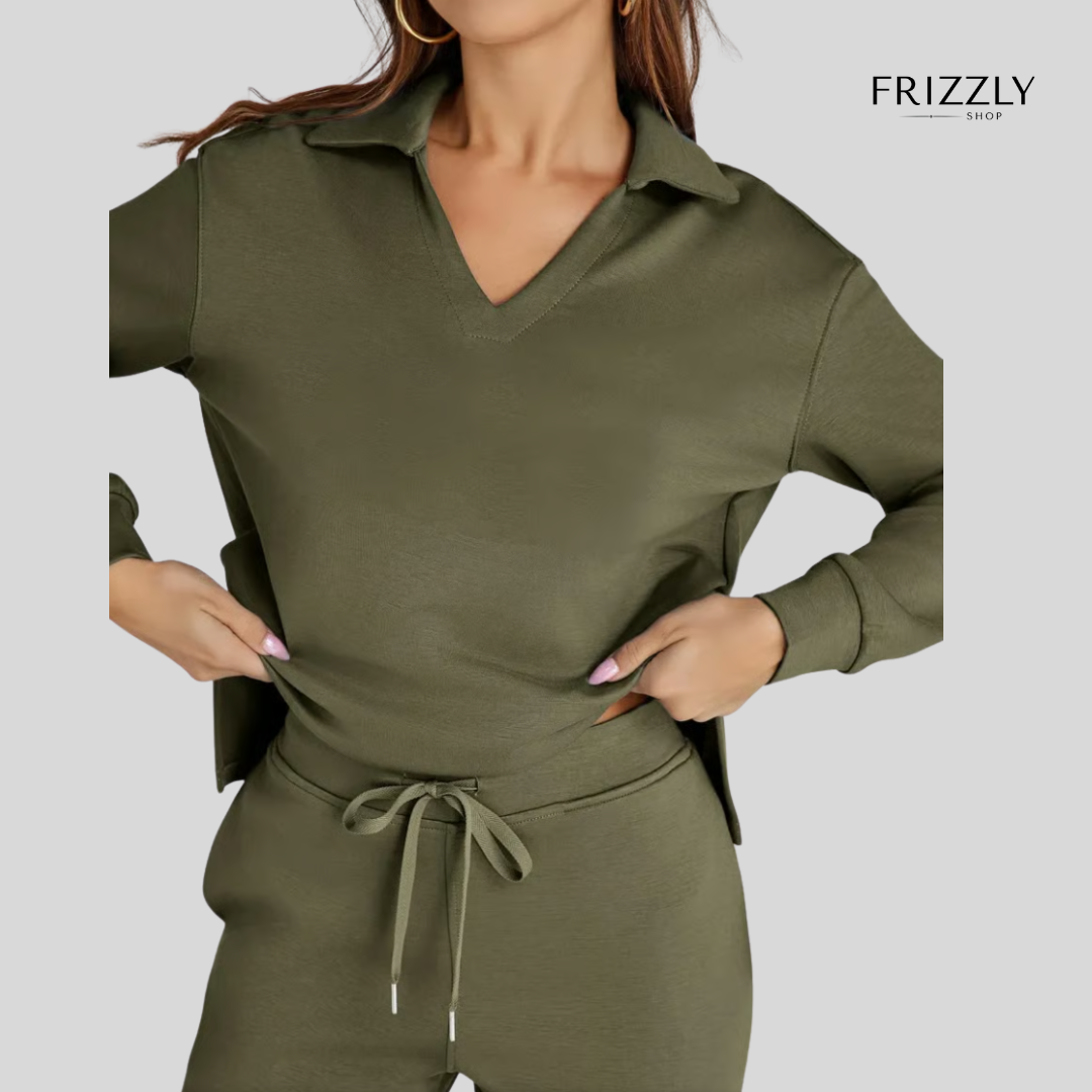 MARINA™ - COMPLETO 2 PEZZI FELPA E PANTALONI A GAMBA LARGA