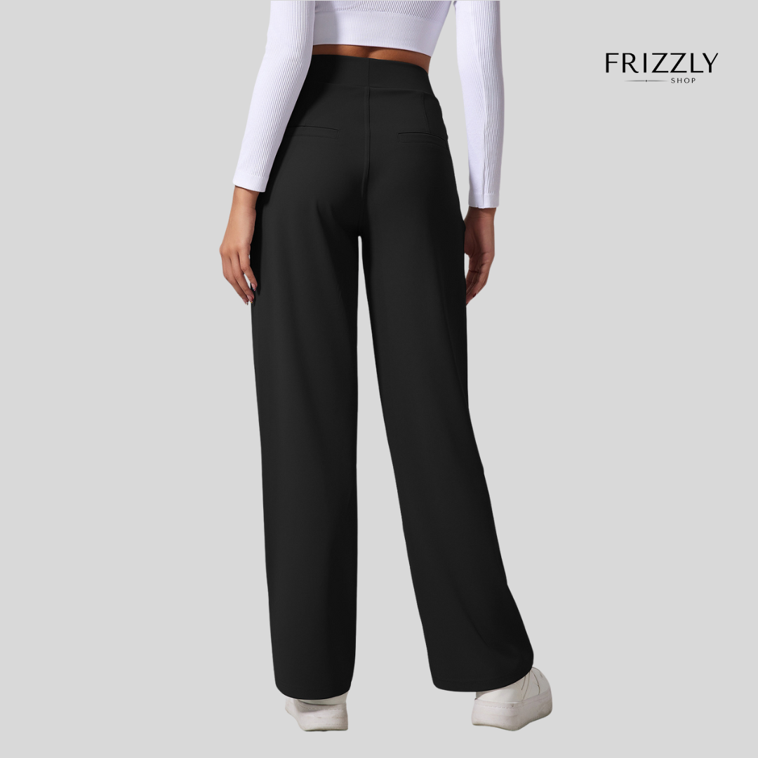 VITTORIA™ - PANTALONI ALTA VITA A GAMBA LARGA, COMODI PER YOGA, SPORT E UFFICIO