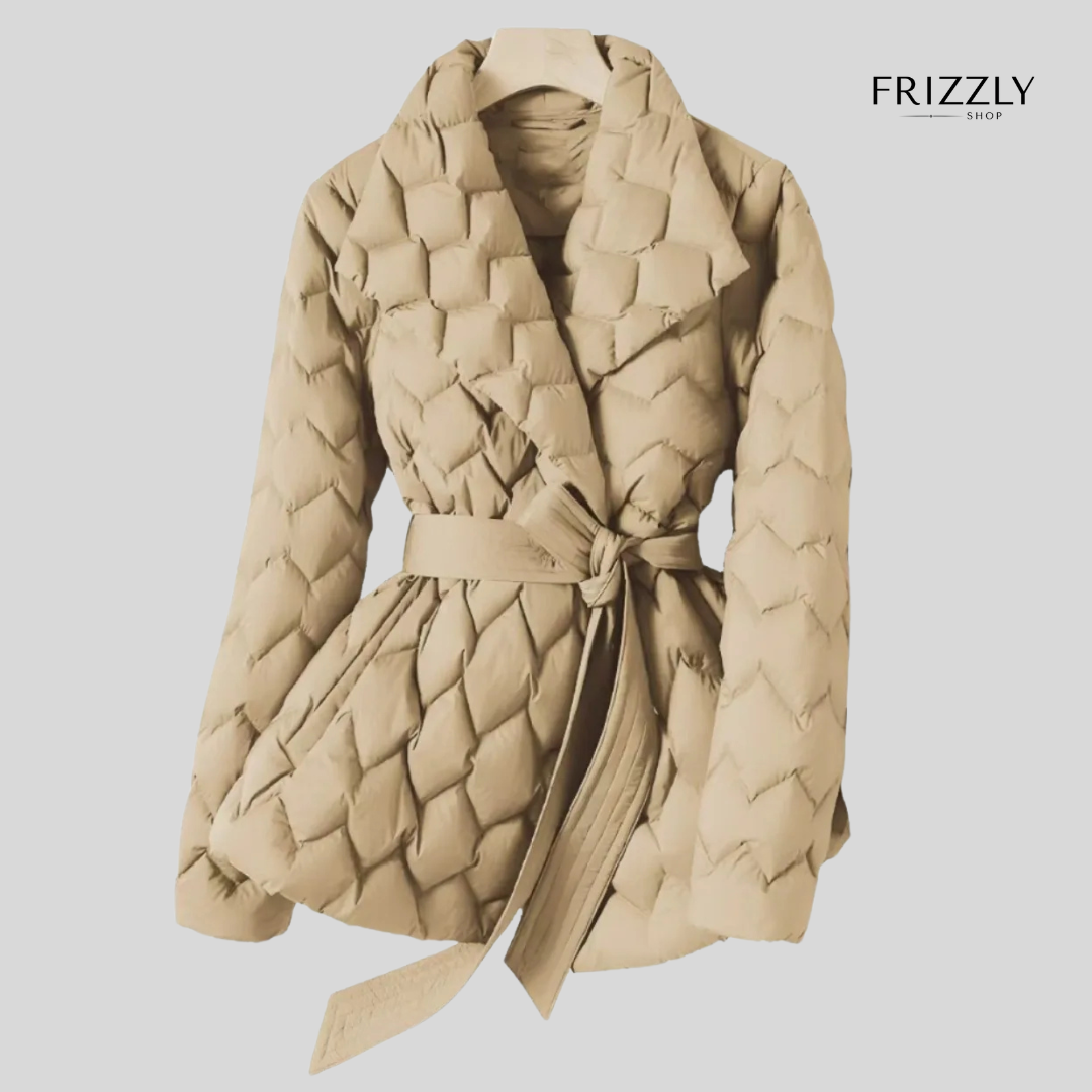 MARTINA™ – PIUMINO TRAPUNTATO CON CINTURA ELEGANTE