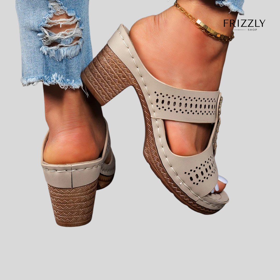 ELIANA™ - SANDALO ORTOPEDICO CON TACCO