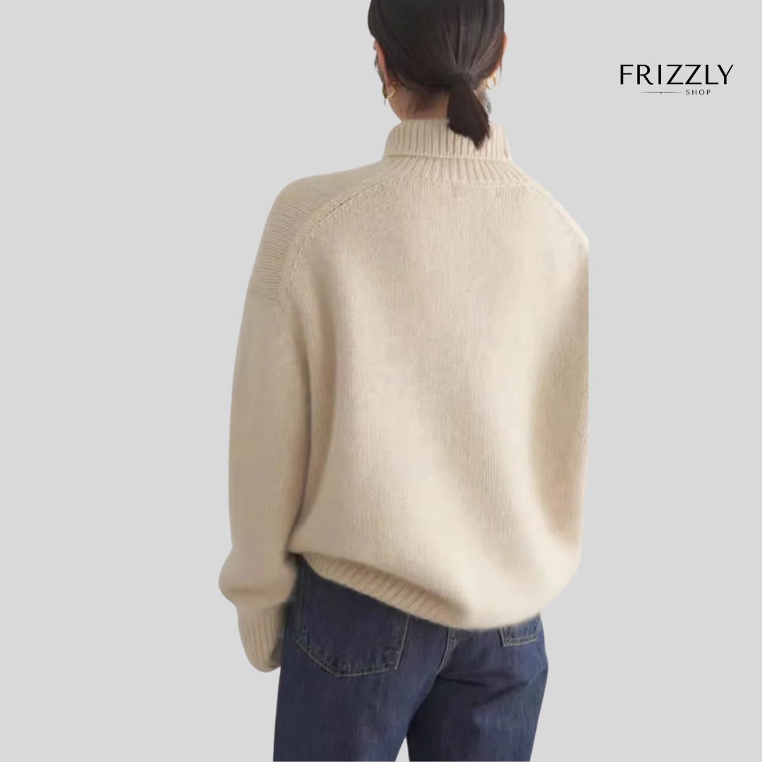 NICOLETTA™ - PULLOVER A COLLO ALTO IN CASHMERE