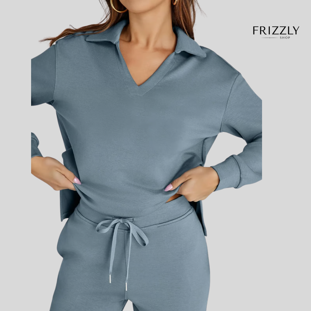 MARINA™ - COMPLETO 2 PEZZI FELPA E PANTALONI A GAMBA LARGA