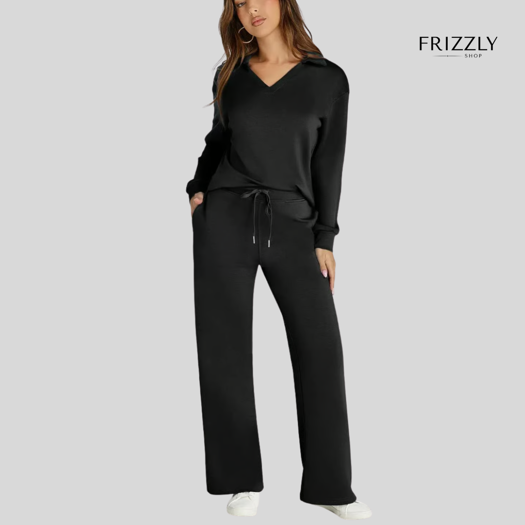 MARINA™ - COMPLETO 2 PEZZI FELPA E PANTALONI A GAMBA LARGA