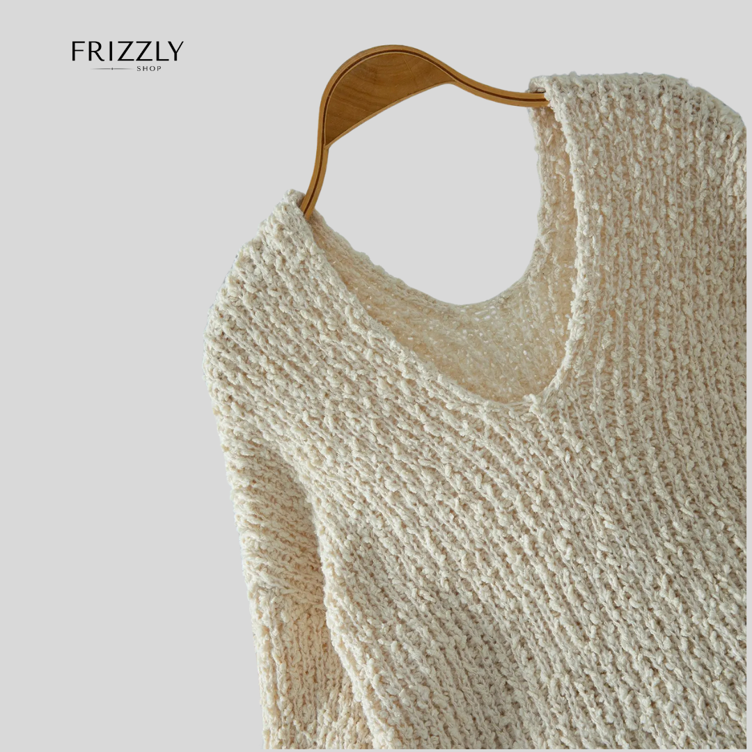 DONATELLA™ - TOP MAGLIA DONNA LEGGERA CON SPALLE SCOPERTE