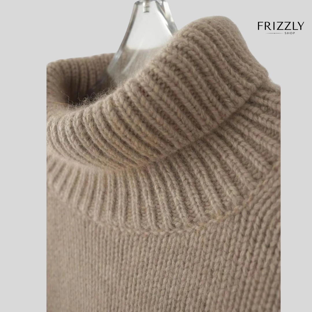 NICOLETTA™ - PULLOVER A COLLO ALTO IN CASHMERE
