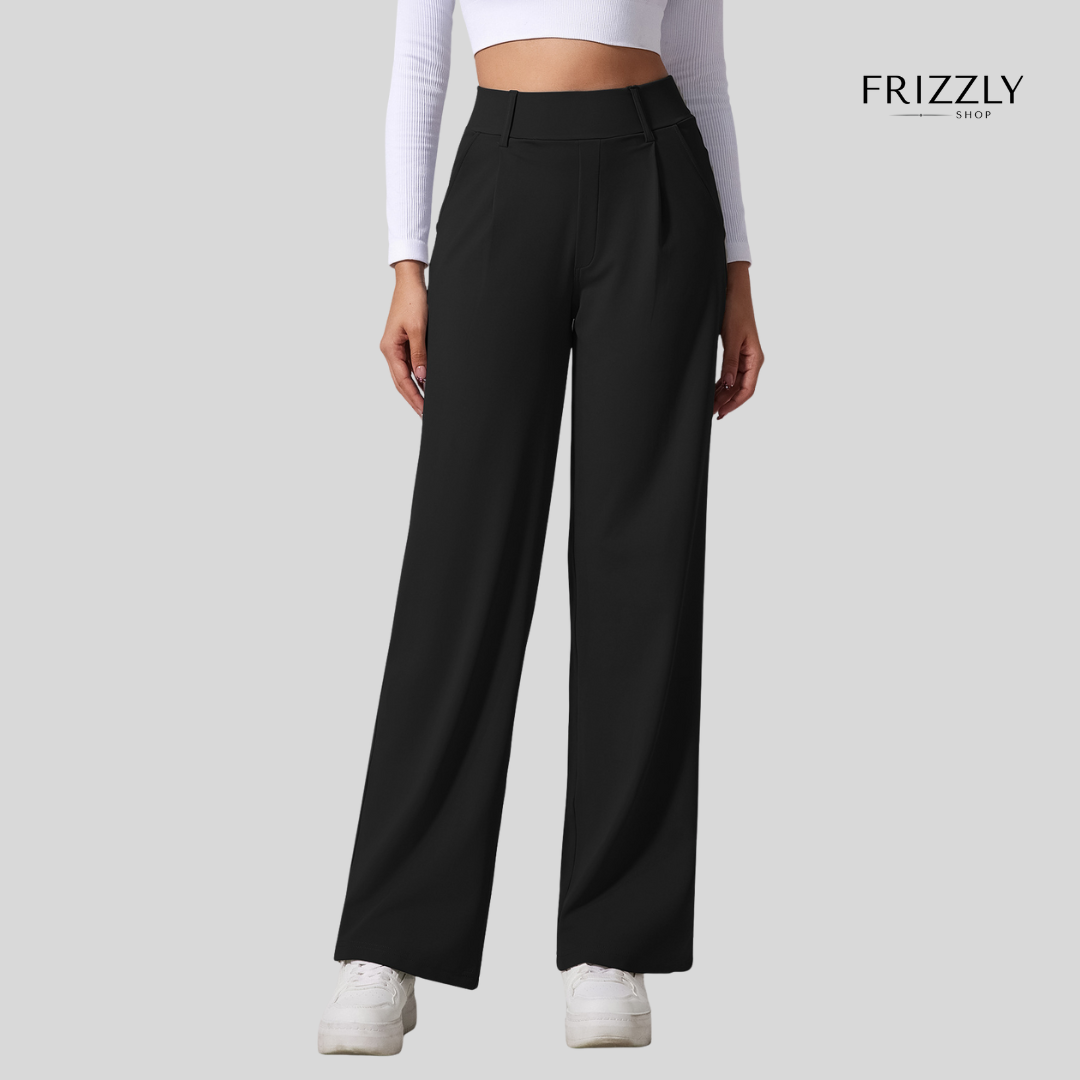 VITTORIA™ - PANTALONI ALTA VITA A GAMBA LARGA, COMODI PER YOGA, SPORT E UFFICIO