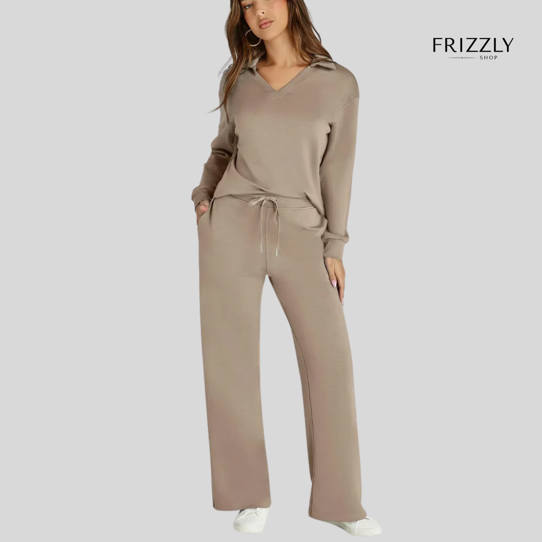 MARINA™ - COMPLETO 2 PEZZI FELPA E PANTALONI A GAMBA LARGA